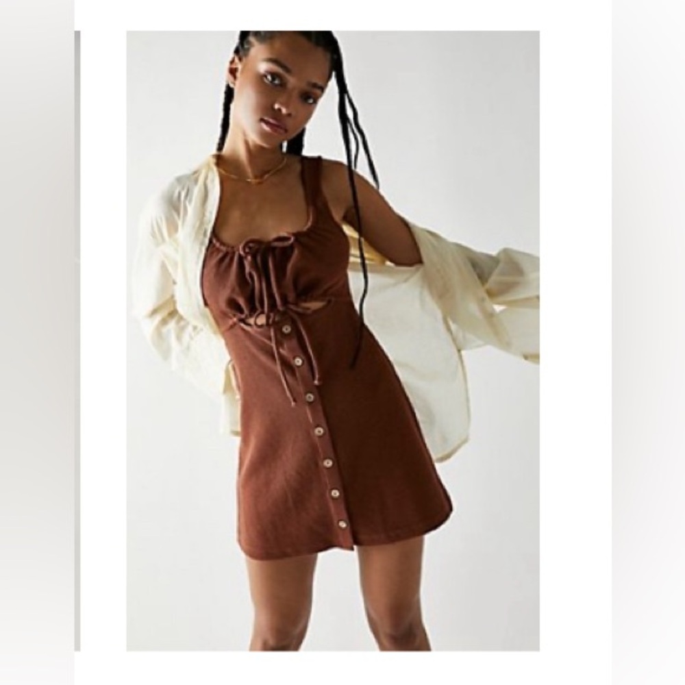 Free People Olivia beach collection mini dress